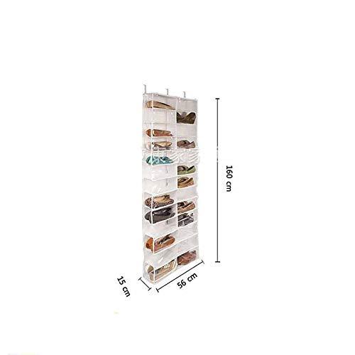 26-Pocket Foldable Hanging Shoe Organizer