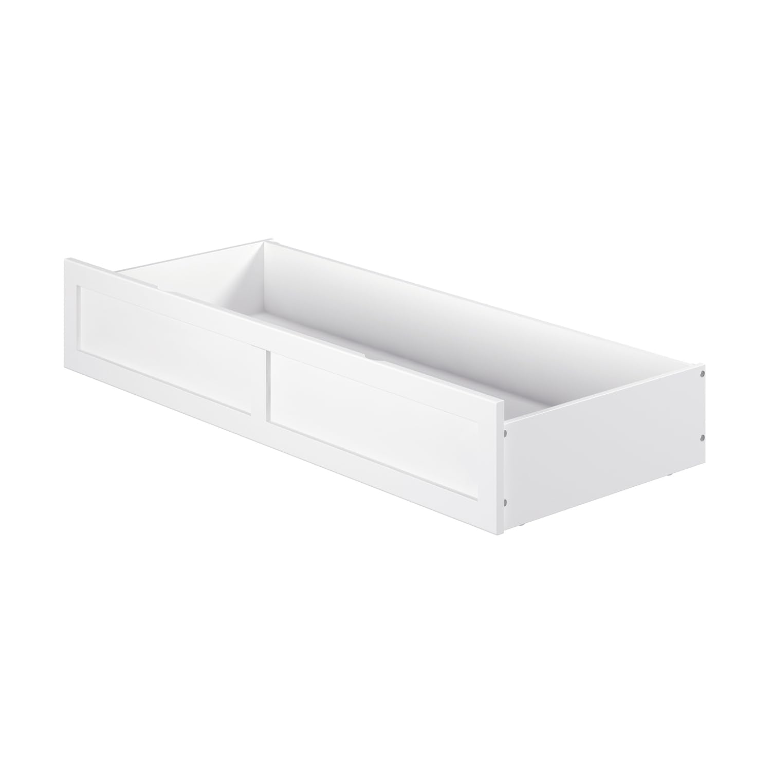 HomeStock Queen Under-Bed Storage Drawer in White
