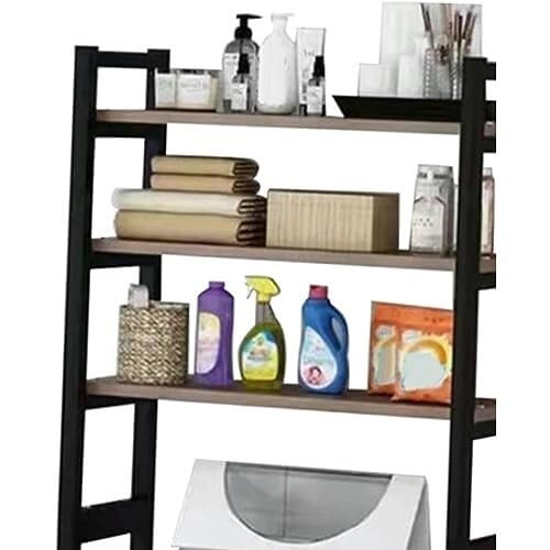 3-Tier Adjustable Over-Washer & Toilet Storage Rack