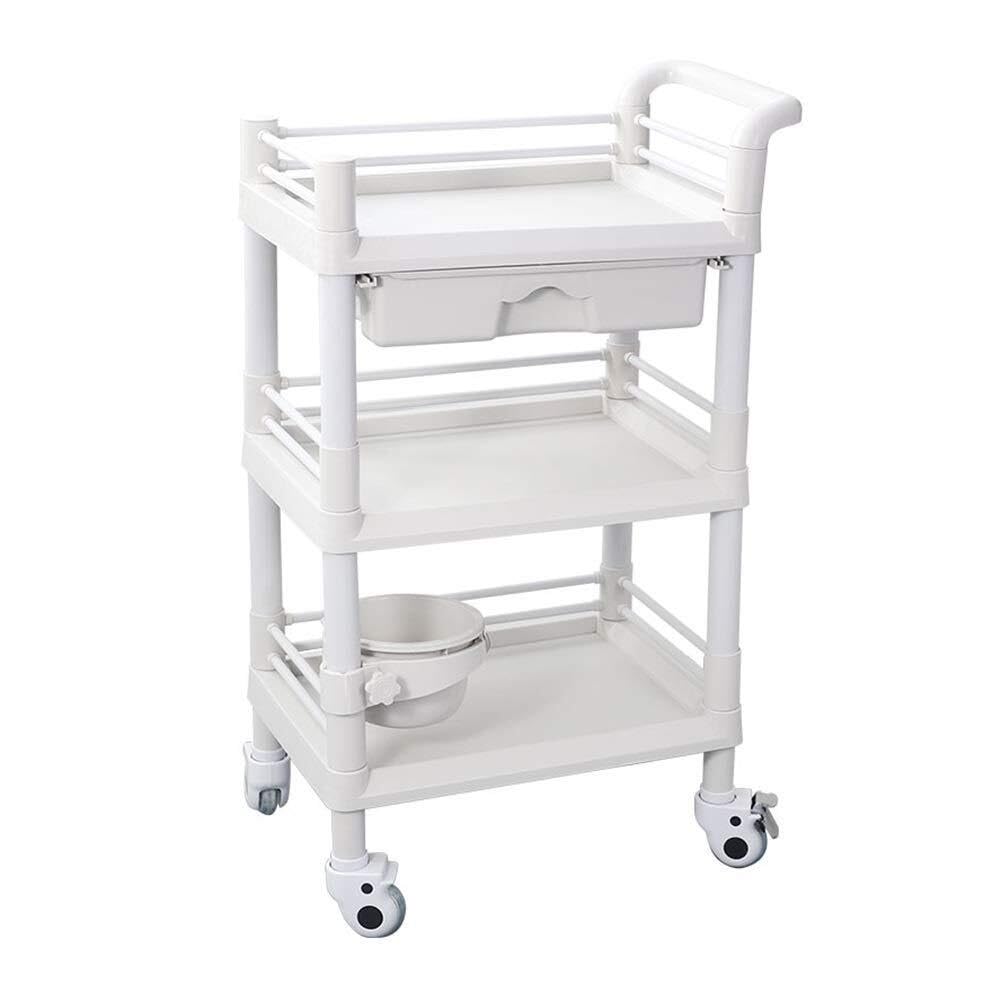 3-Tier Rolling Utility Trolley