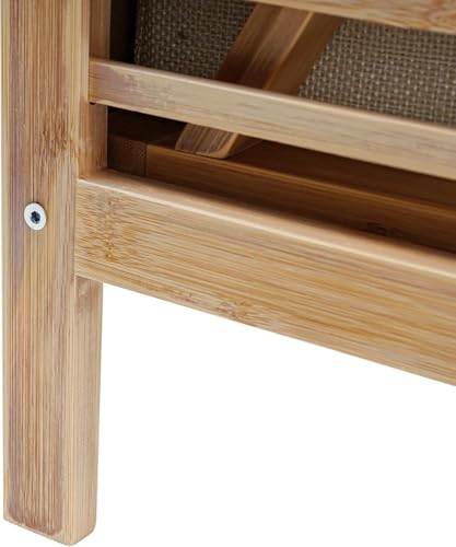 Tilt-Out Laundry Hamper Cabinet with Removable Liner Bags
