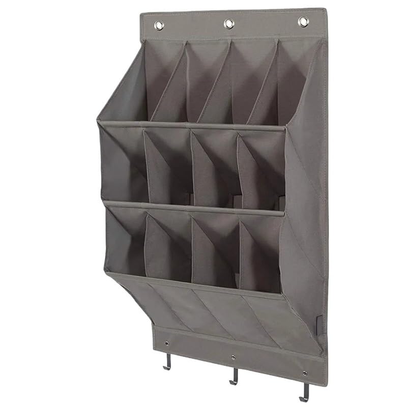 12-Pocket Over-the-Door Shoe Organizer