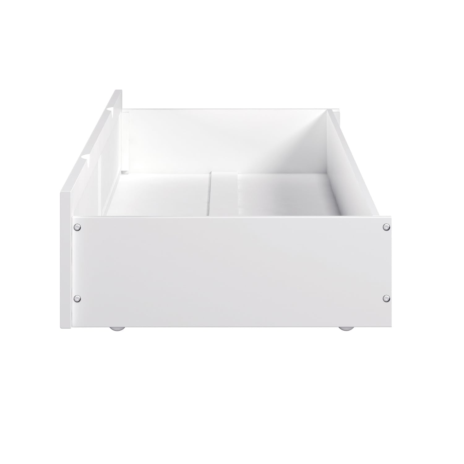 HomeStock Queen Under-Bed Storage Drawer in White