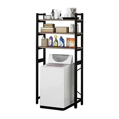 3-Tier Adjustable Over-Washer & Toilet Storage Rack