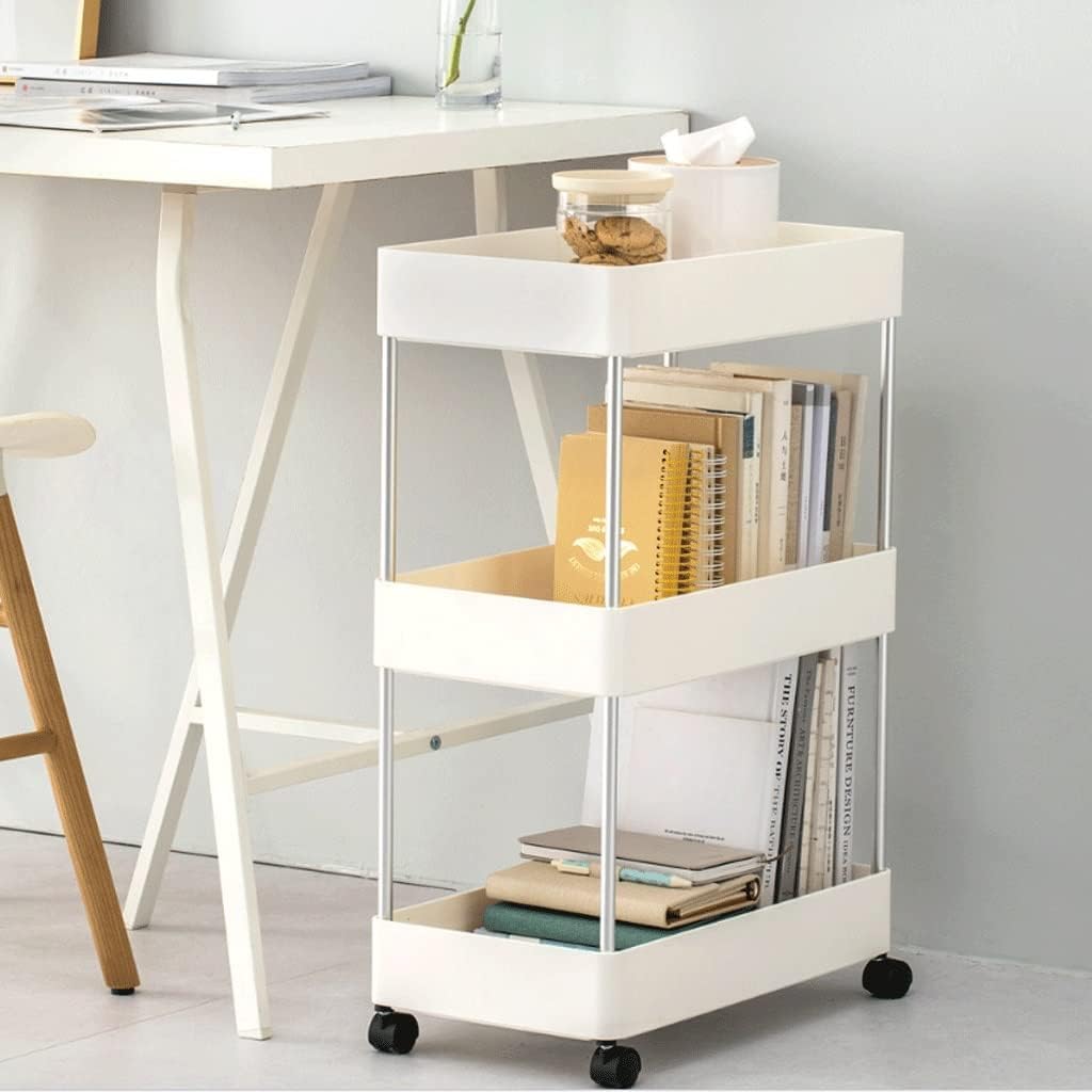 4-Tier Slim Rolling Utility Storage Cart