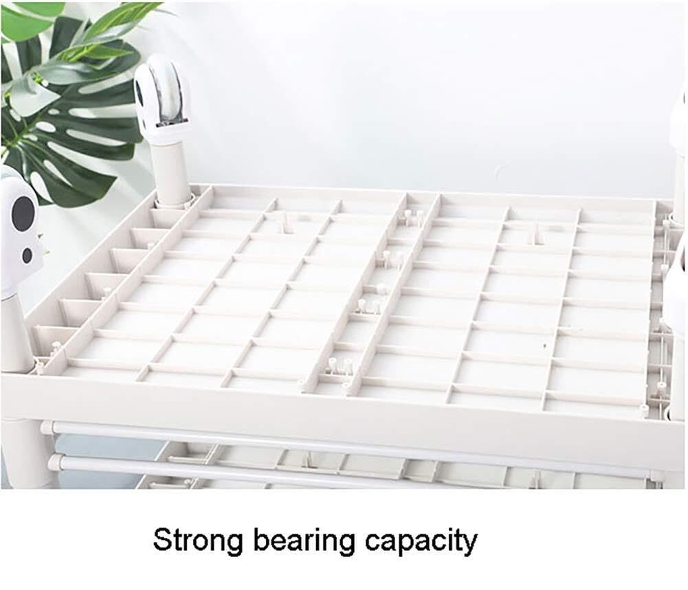 3-Tier Rolling Utility Trolley