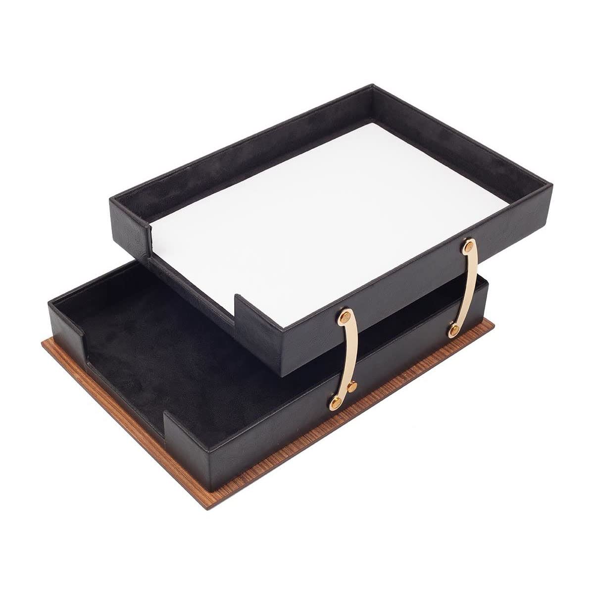 11-Piece Leather Desk Organizer Set