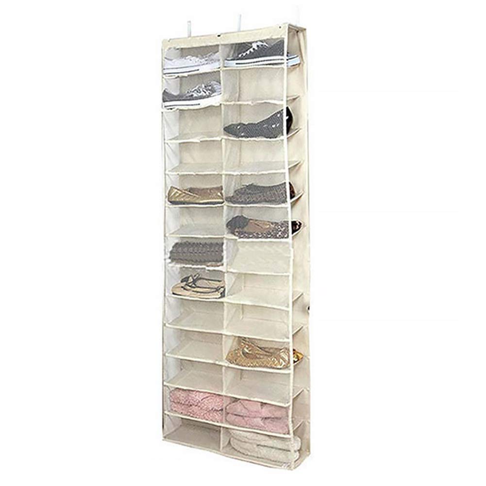 26-Pocket Foldable Hanging Shoe Organizer