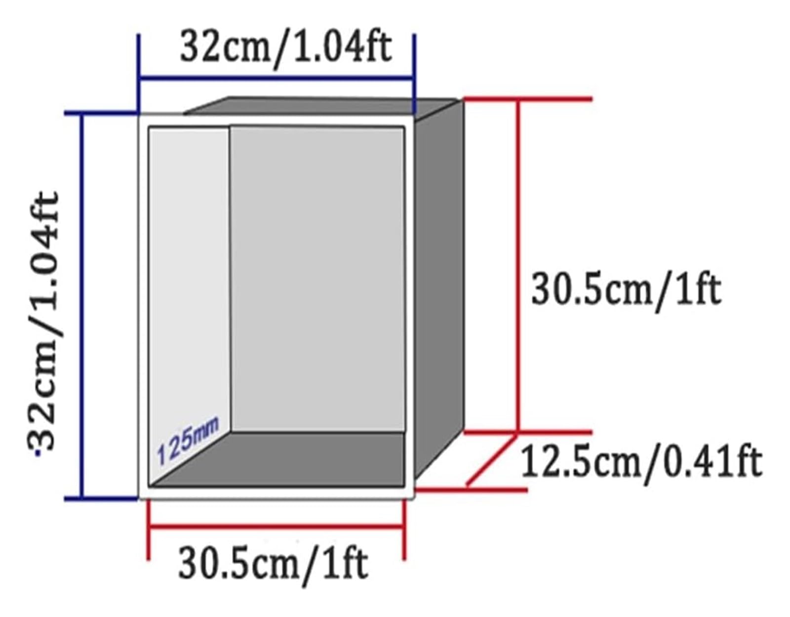 Stainless Steel Recessed Shower Storage Shelf