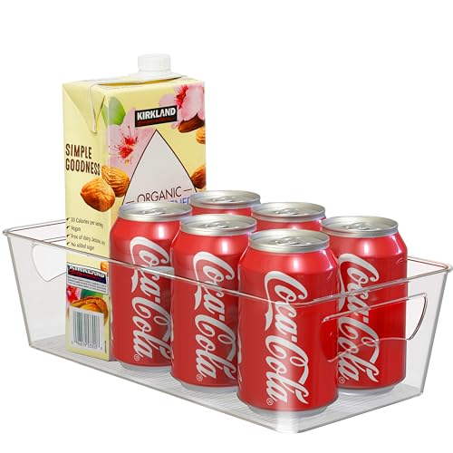 Simple Houseware Clear Storage Bins Organizer for Freezer, Fridge