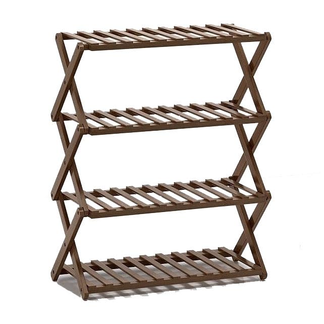 Foldable 3-Tier Freestanding Shoe Rack