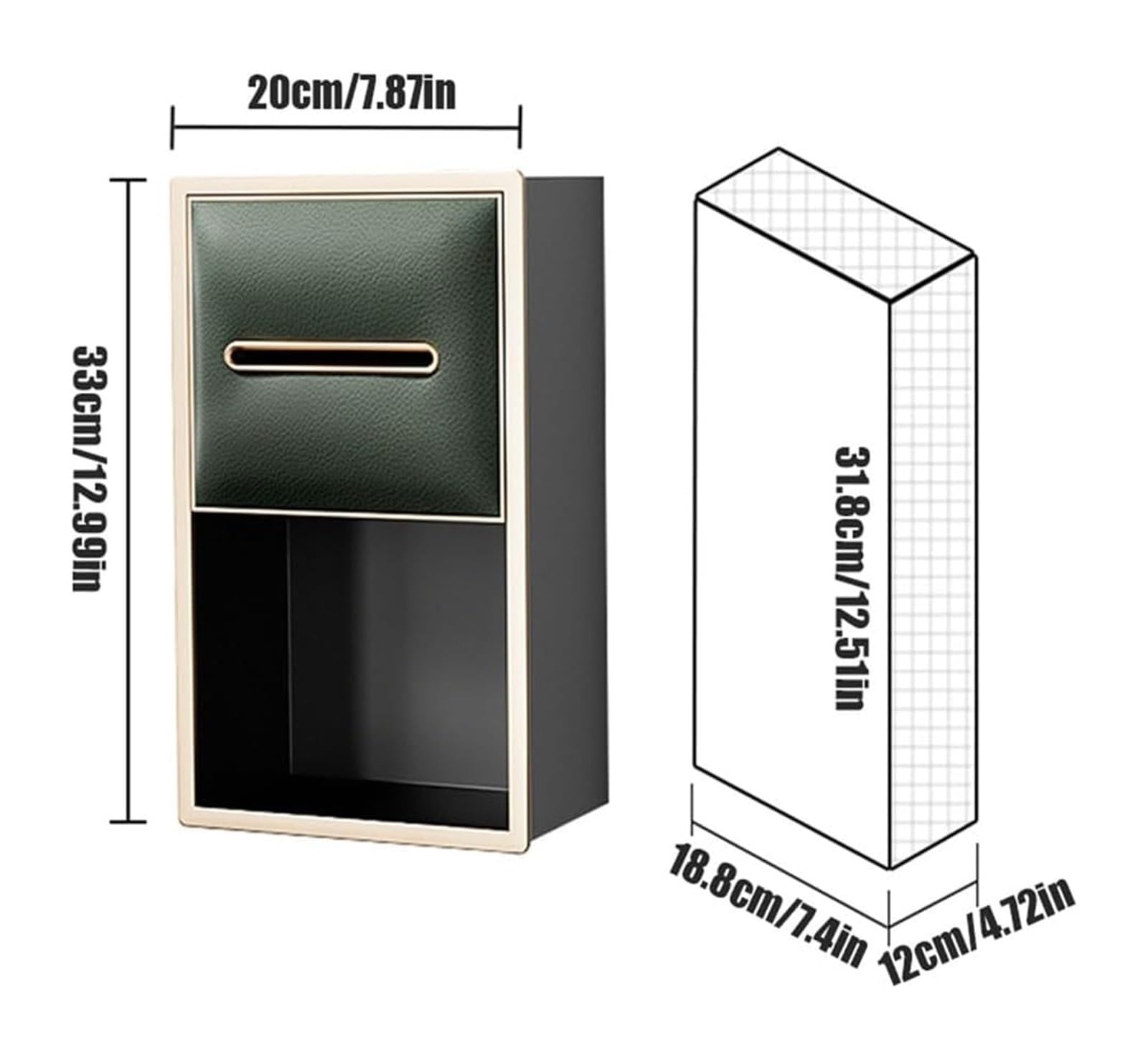 Stainless Steel Recessed Shower Organizer Shelf