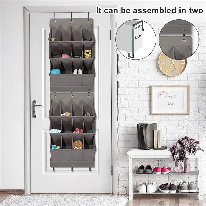12-Pocket Over-the-Door Shoe Organizer