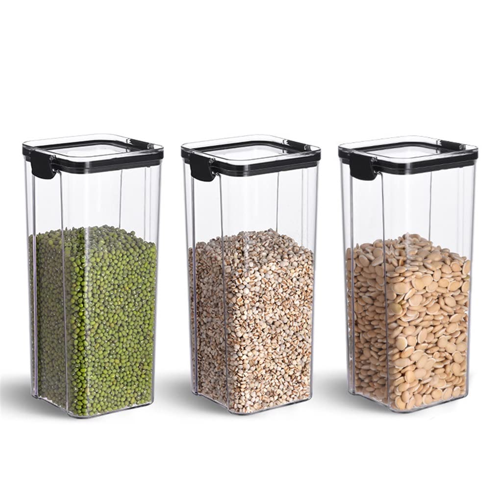 Stackable Airtight Food Storage Containers – 3 Piece Set