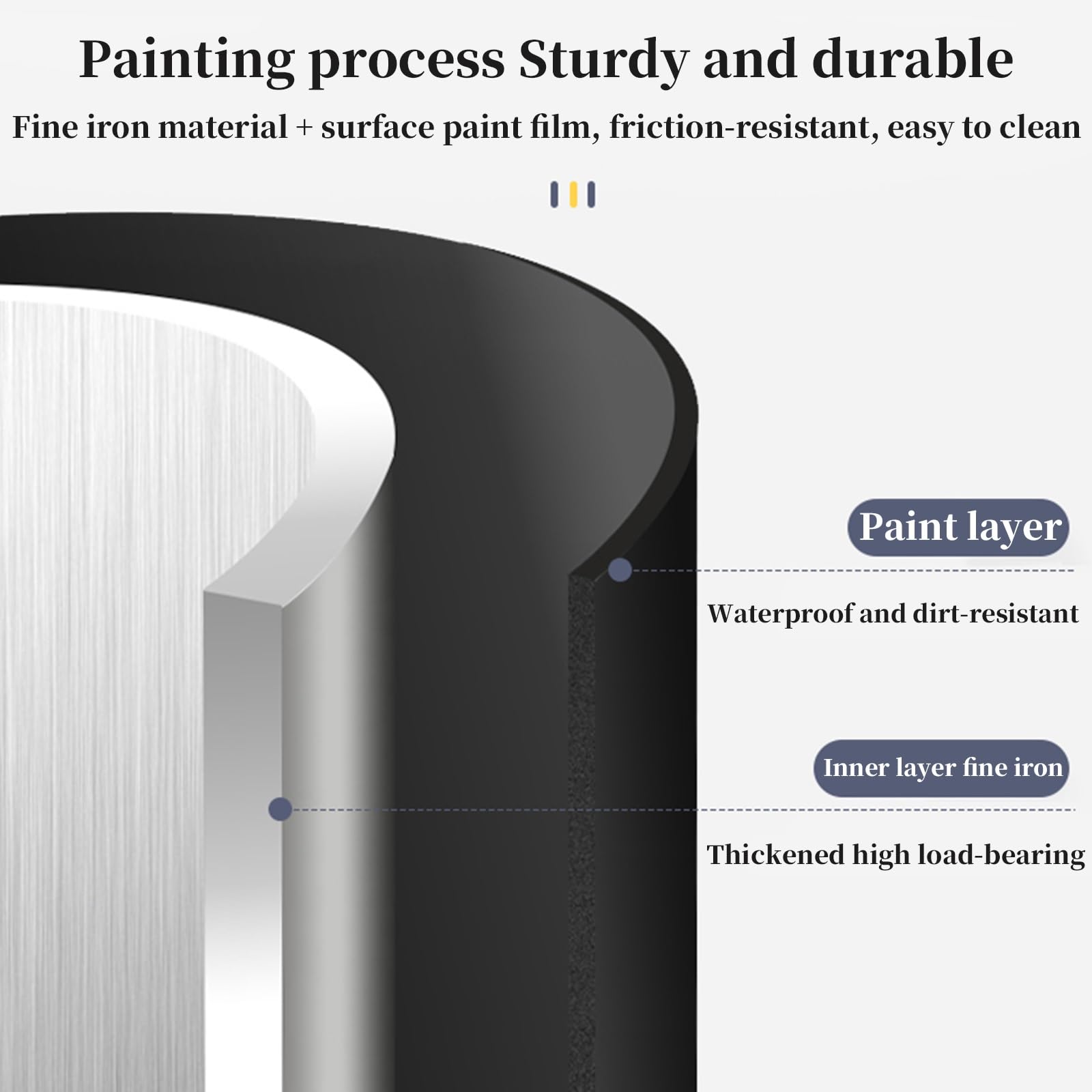 Slim Rolling Laundry Hamper with Wheels