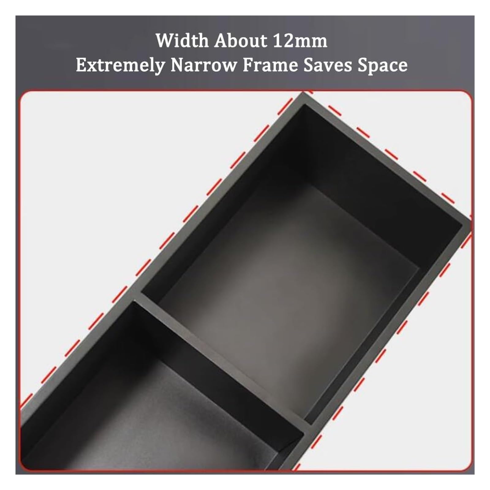 Stainless Steel Recessed Shower Storage Shelf