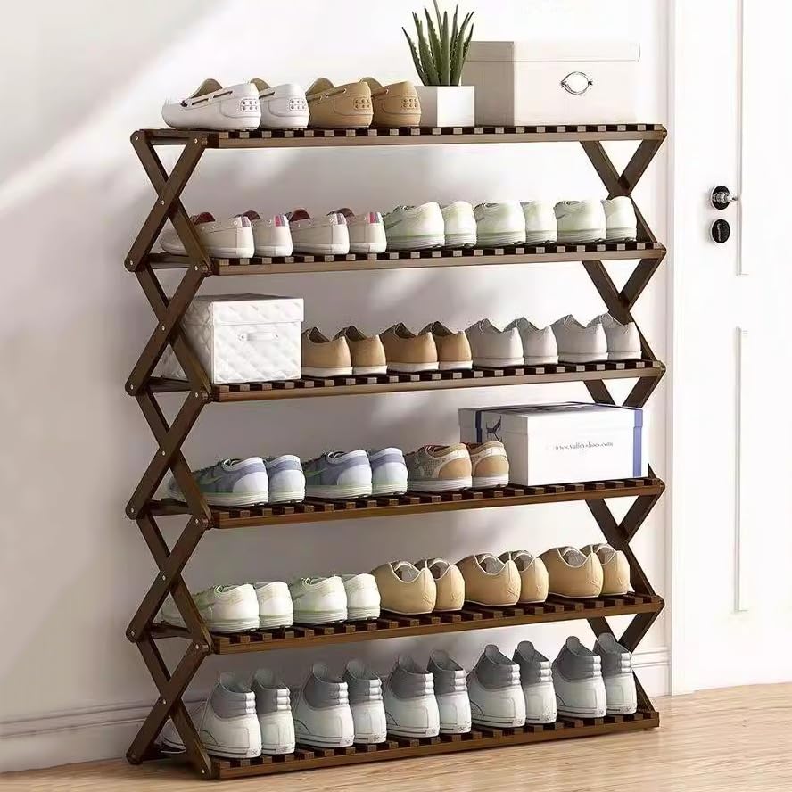 Foldable 3-Tier Freestanding Shoe Rack