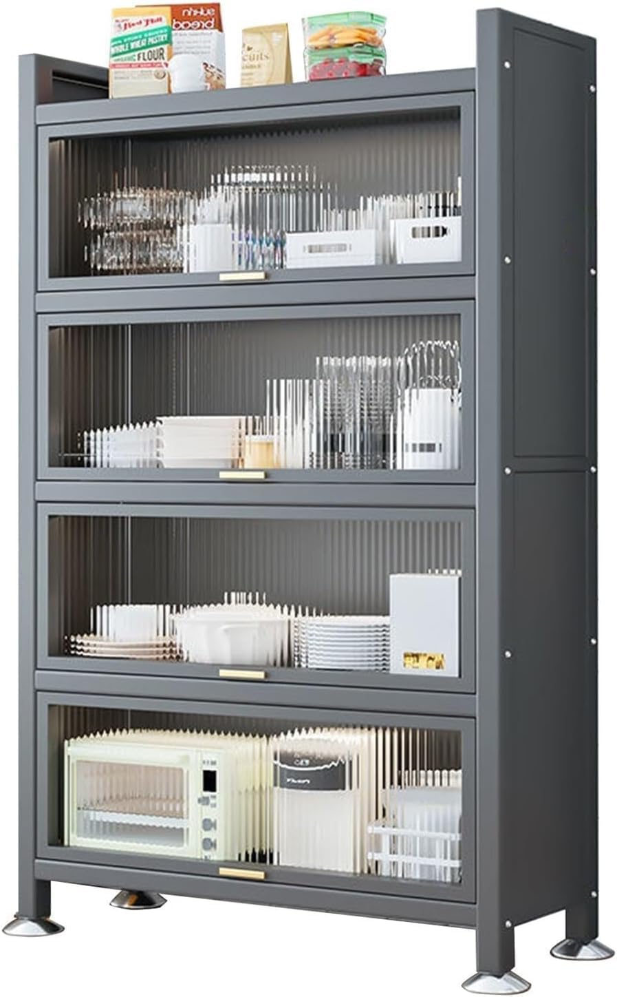 Adjustable Metal Microwave Storage Rack