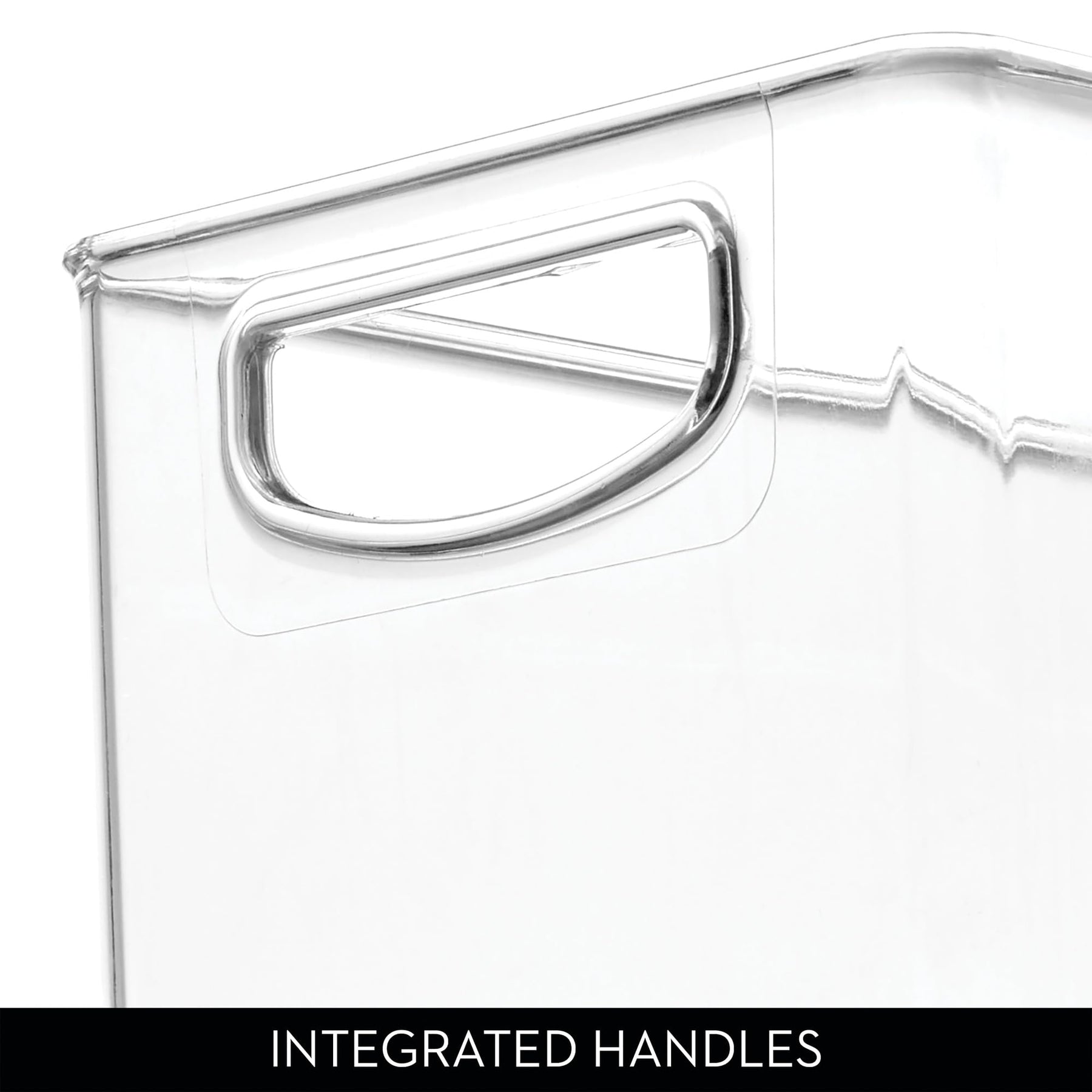 InterDesign iDesign Plastic Stackable Storage Bin with Handles