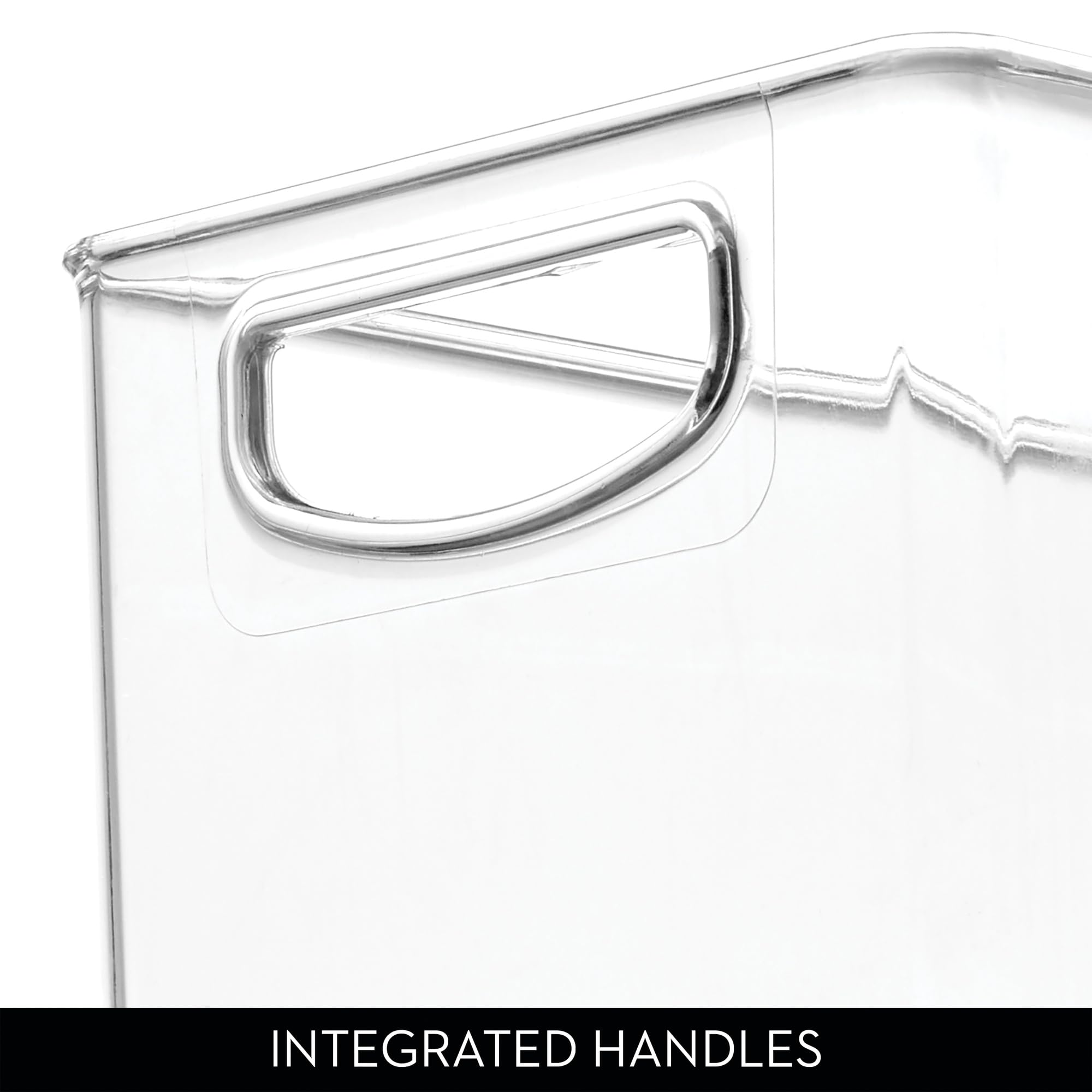 InterDesign iDesign Plastic Stackable Storage Bin with Handles