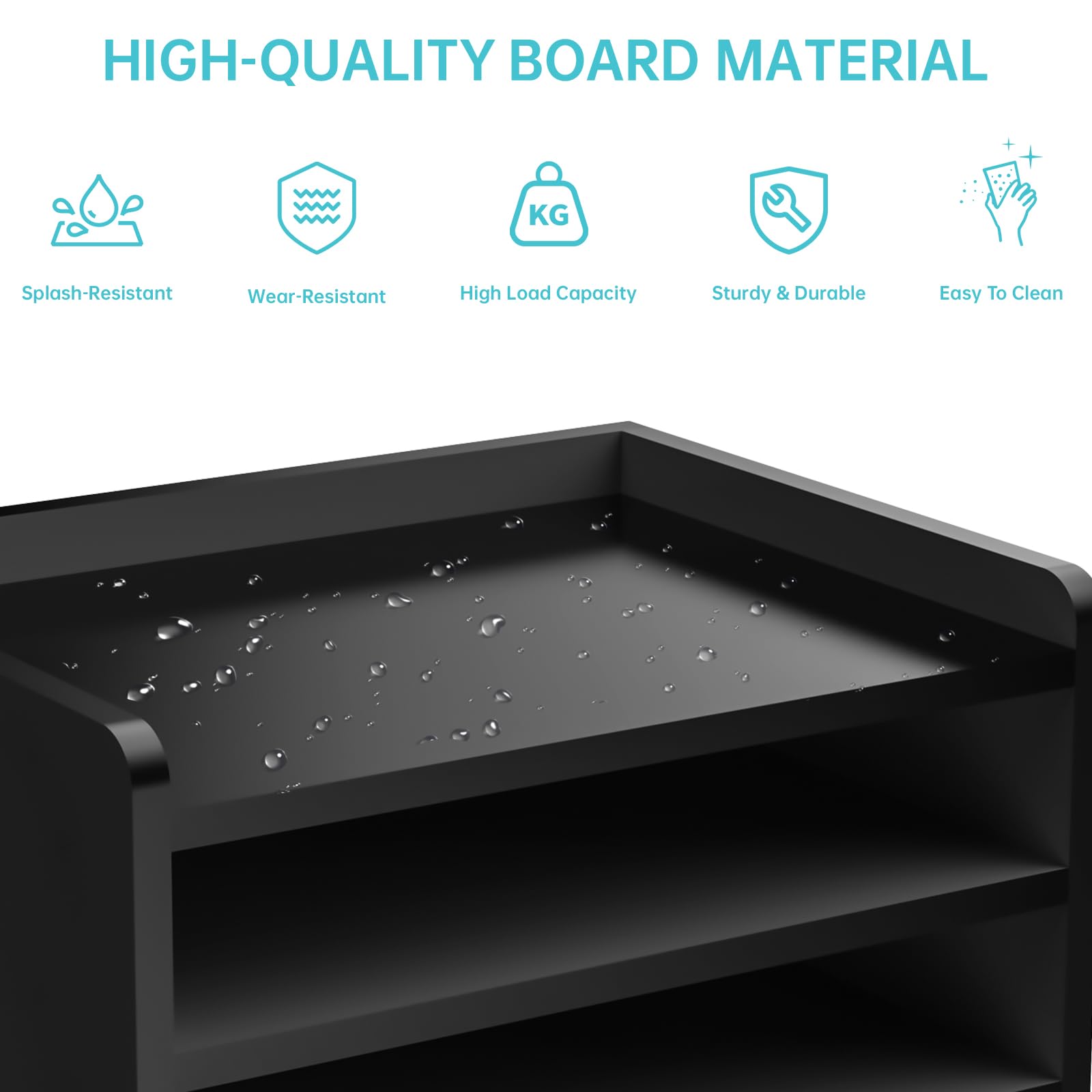 NiOffice Wood Desk File Organizer
