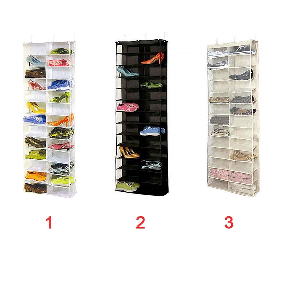 26-Pocket Foldable Hanging Shoe Organizer
