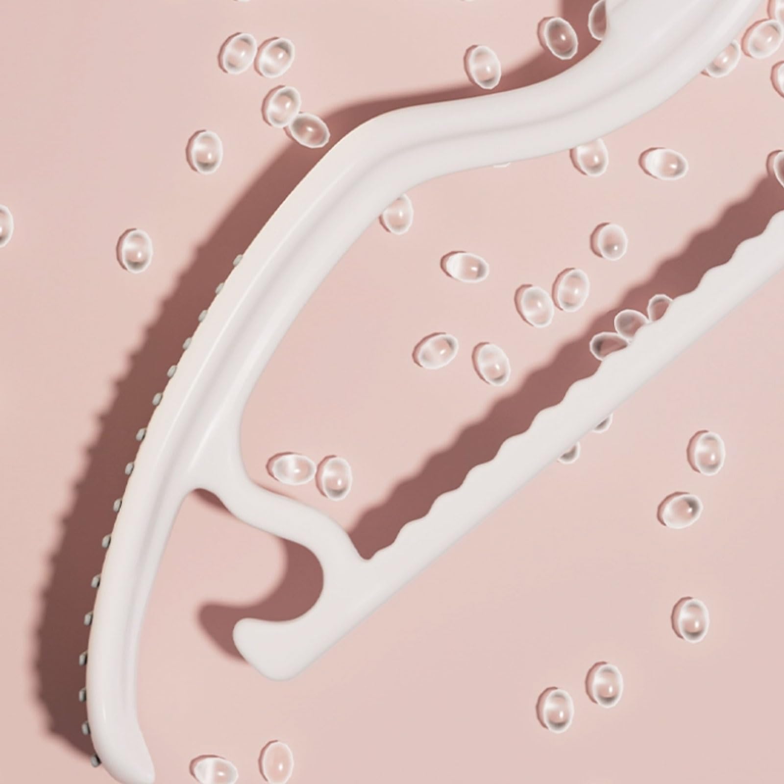 Wide-Shoulder Plastic Clothes Hangers