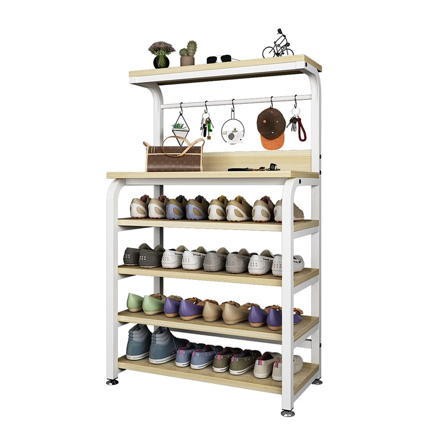 Multi-Tier Space-Saving Shoe Storage Rack