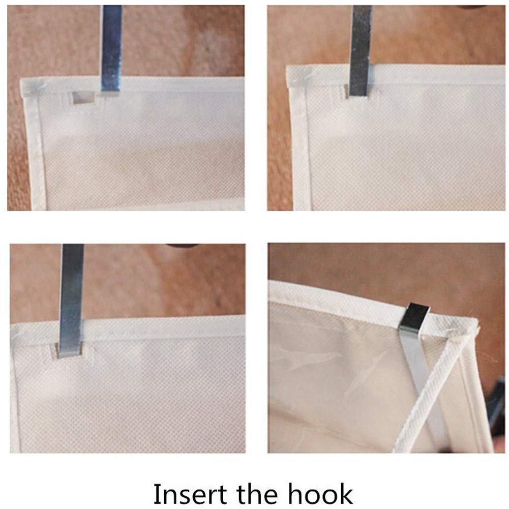 26-Pocket Foldable Hanging Shoe Organizer
