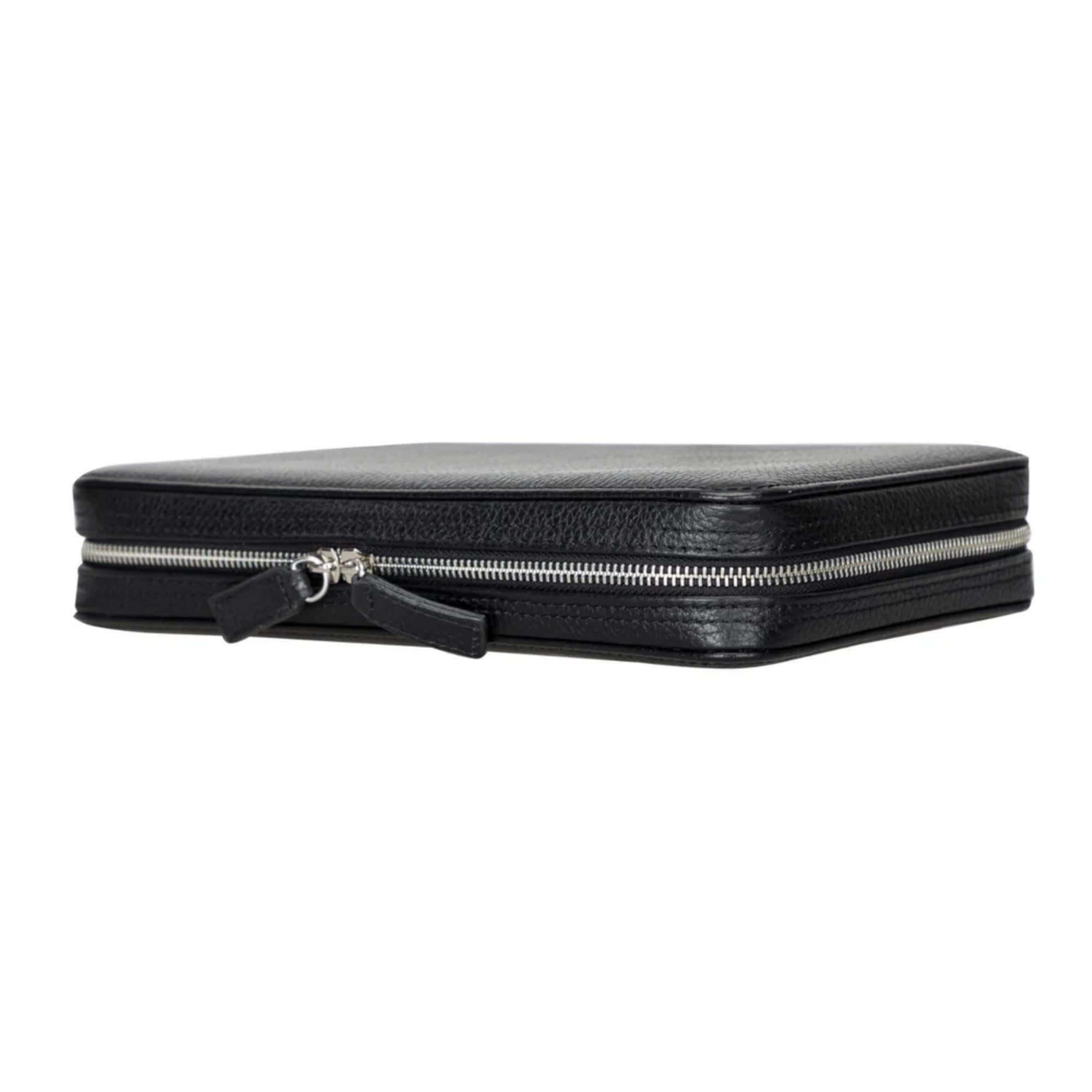 Leather Travel Cable & Tech Organizer Case