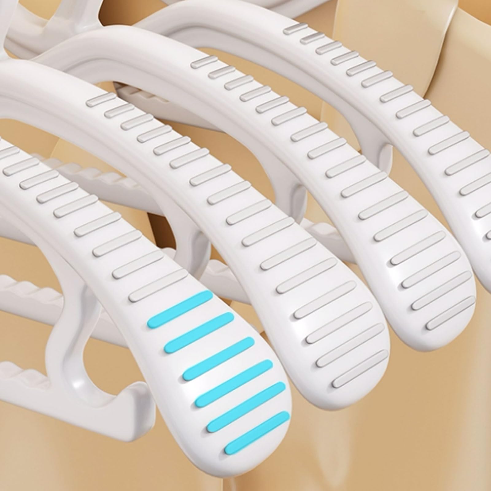 Wide-Shoulder Plastic Clothes Hangers
