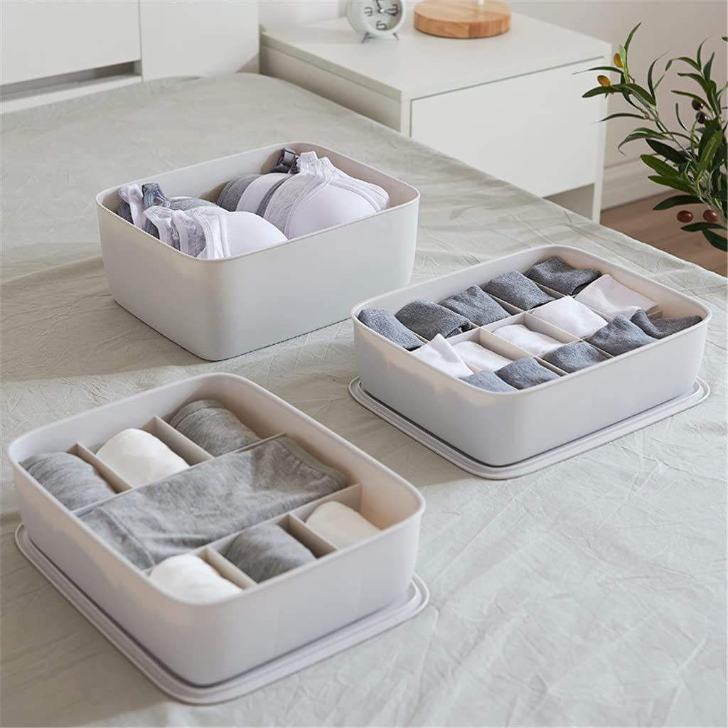 Drawer Organizer Box for Underwear, Socks & Accessories
