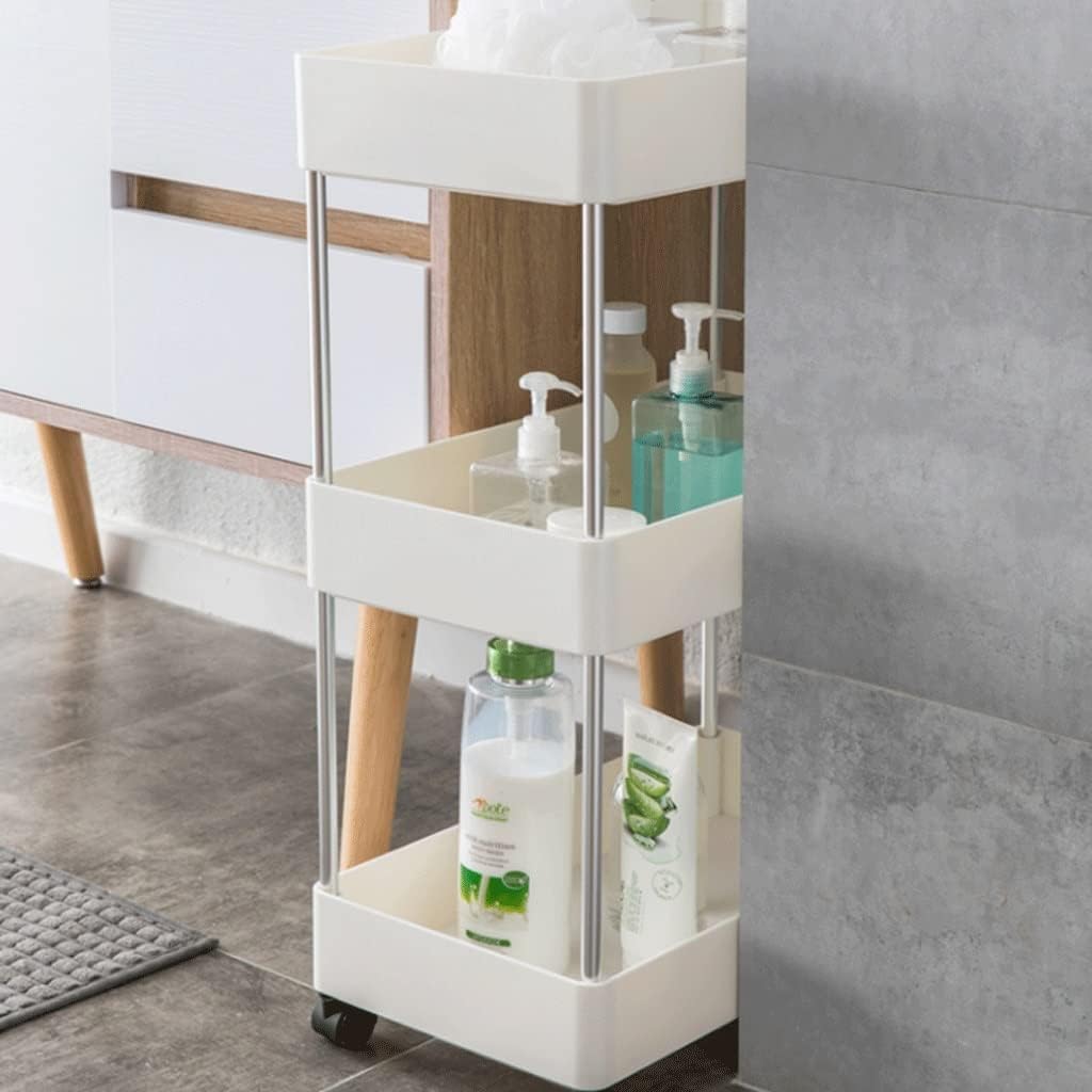 4-Tier Slim Rolling Utility Storage Cart