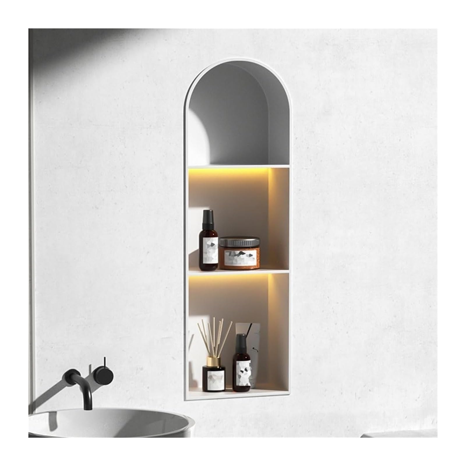 Stainless Steel Recessed Shower Storage Niche