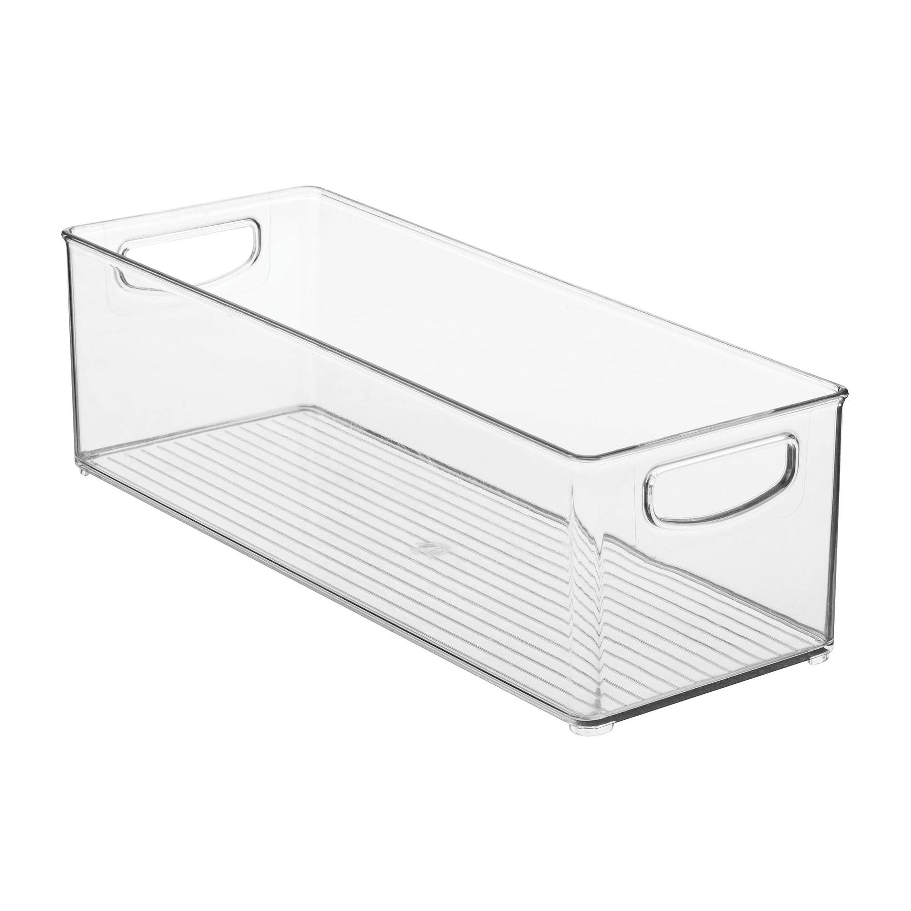 InterDesign iDesign Plastic Stackable Storage Bin with Handles