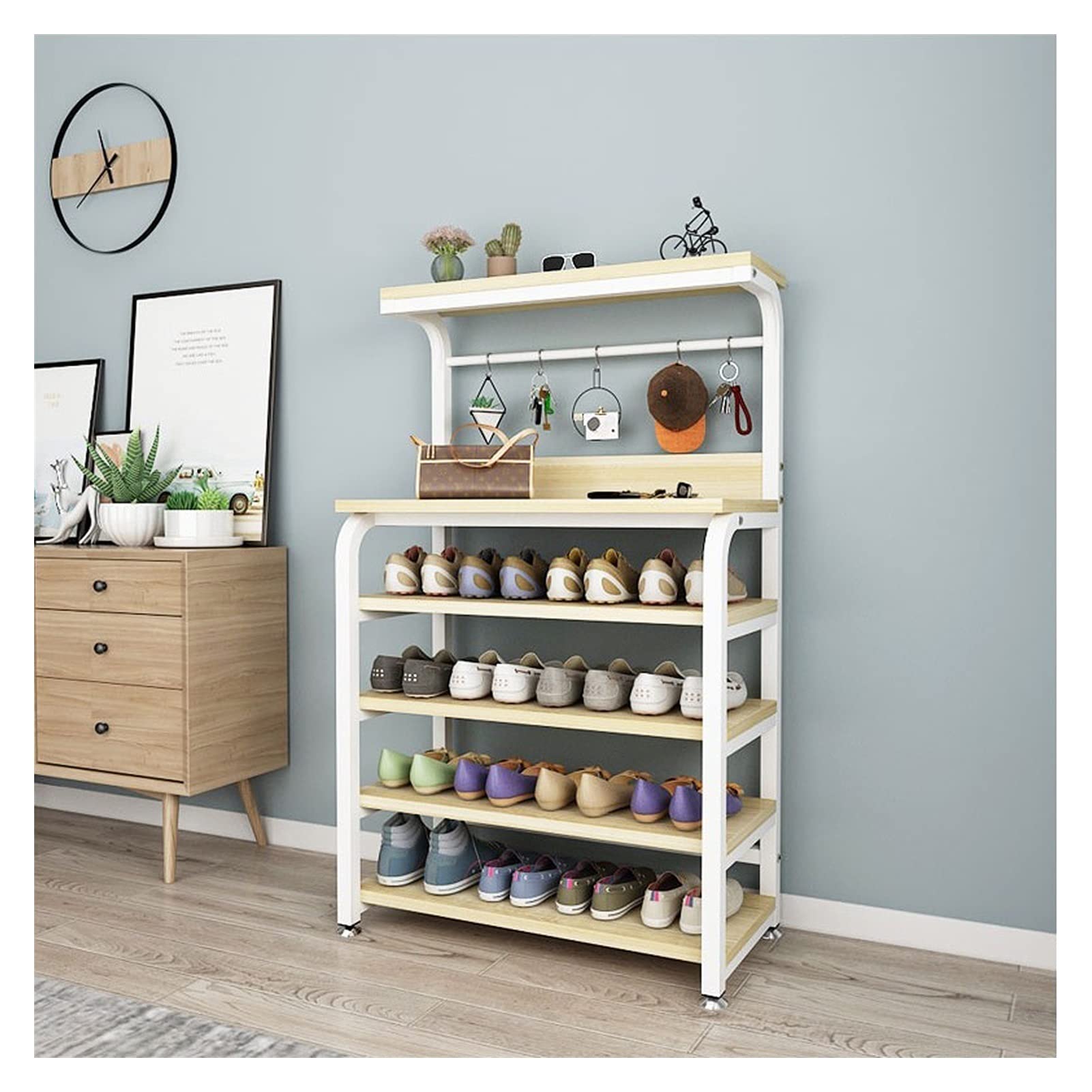 Multi-Tier Space-Saving Shoe Storage Rack