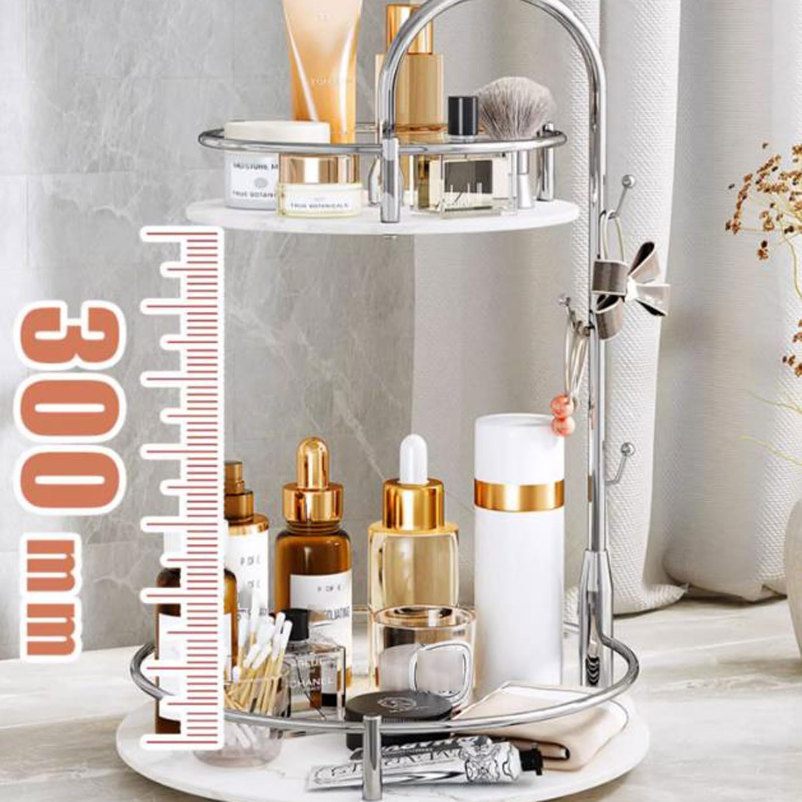 2-Tier Countertop Makeup & Cosmetic Organizer