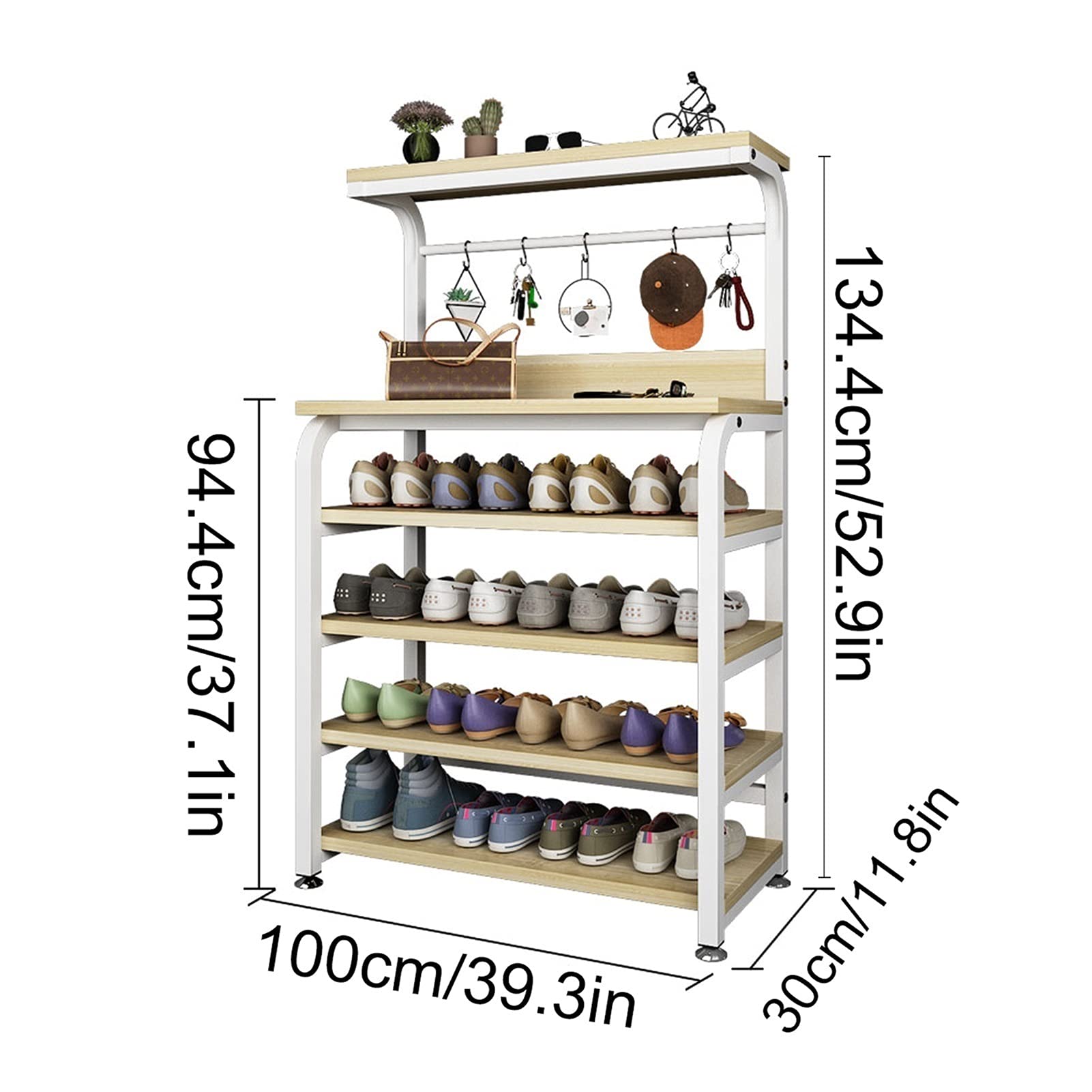Multi-Tier Space-Saving Shoe Storage Rack