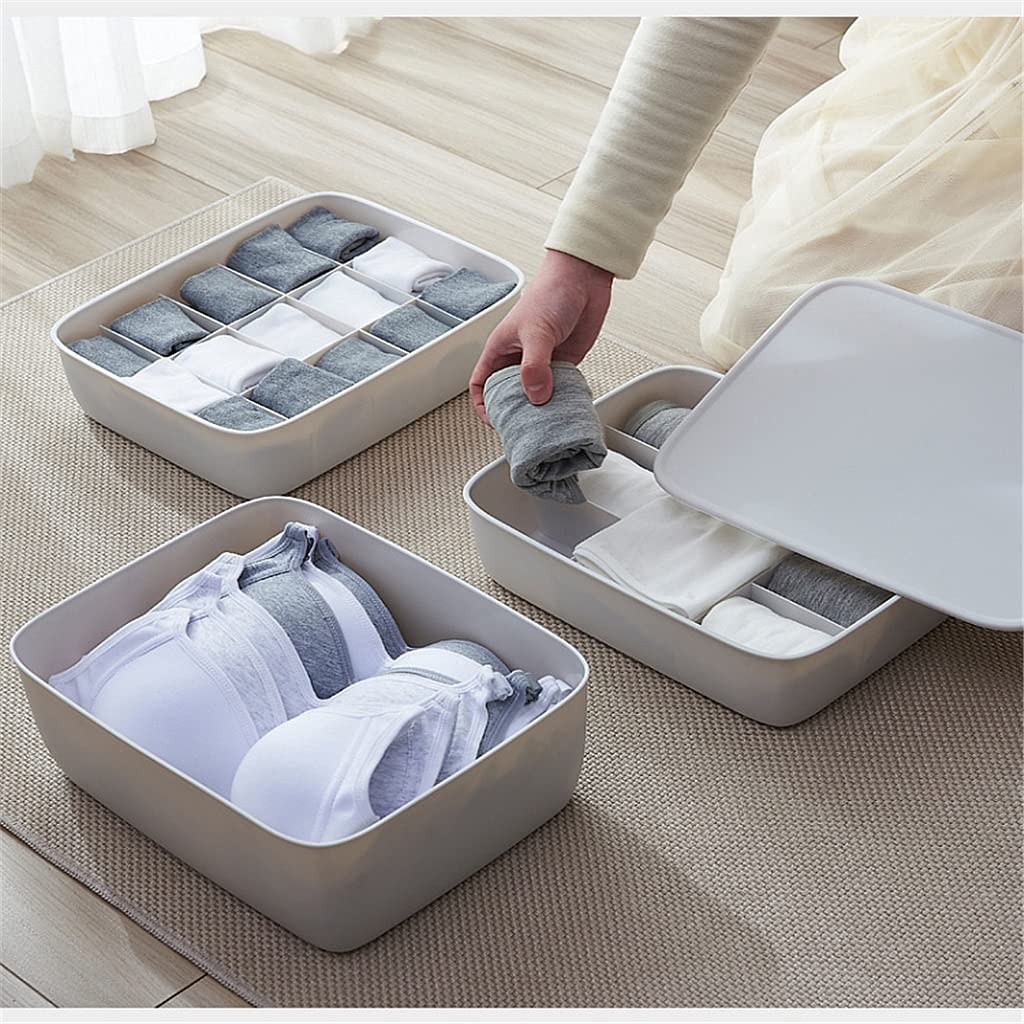Drawer Organizer Box for Underwear, Socks & Accessories