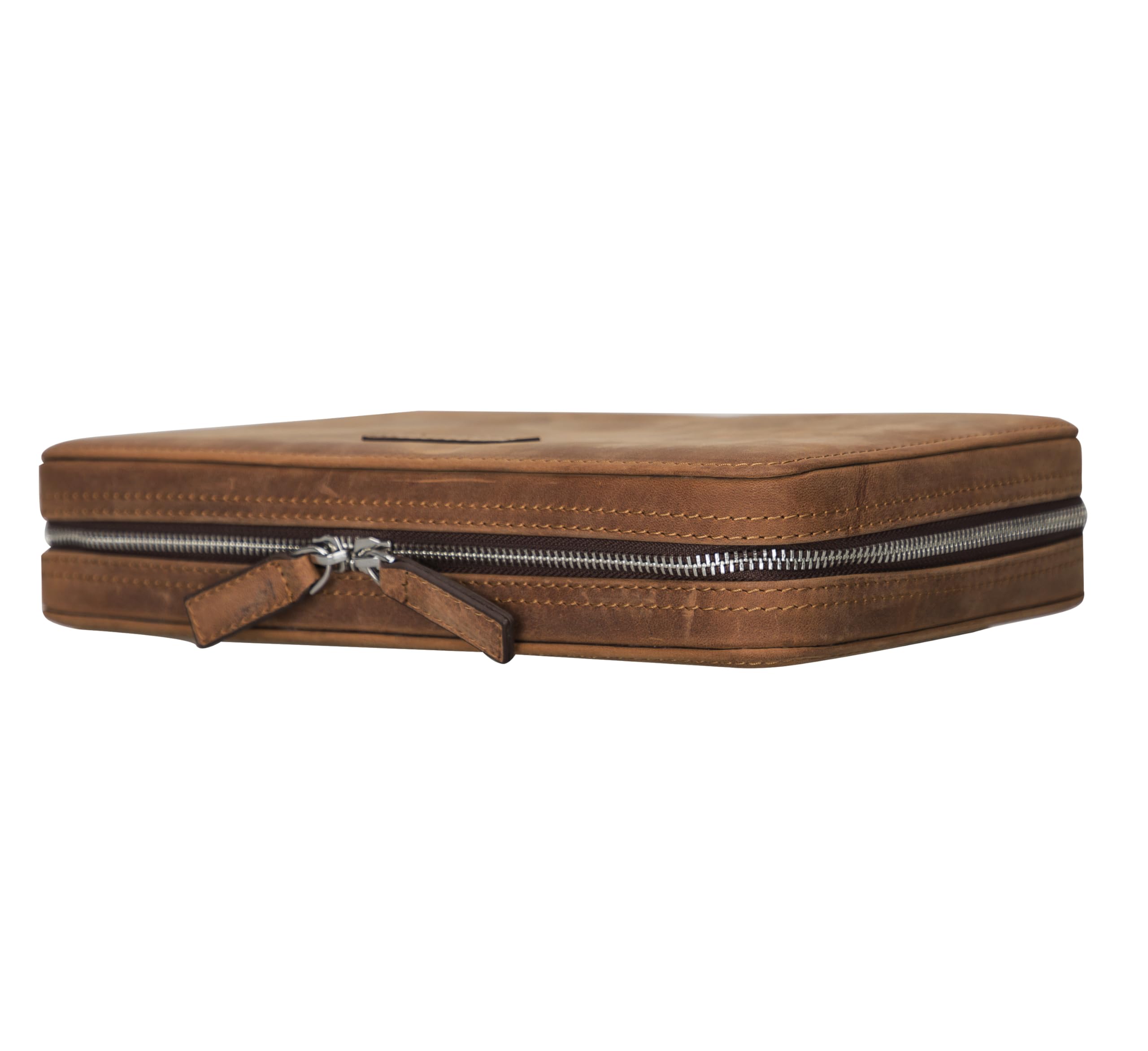 Leather Cable & Tech Accessories Organizer Case