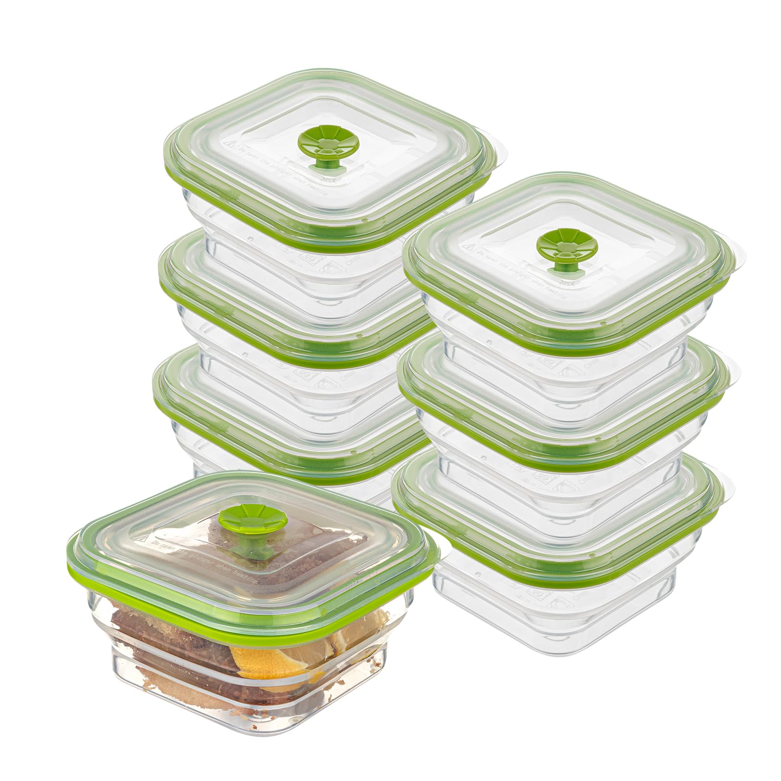 Restaurantware Green Plastic Airtight Food Storage Container
