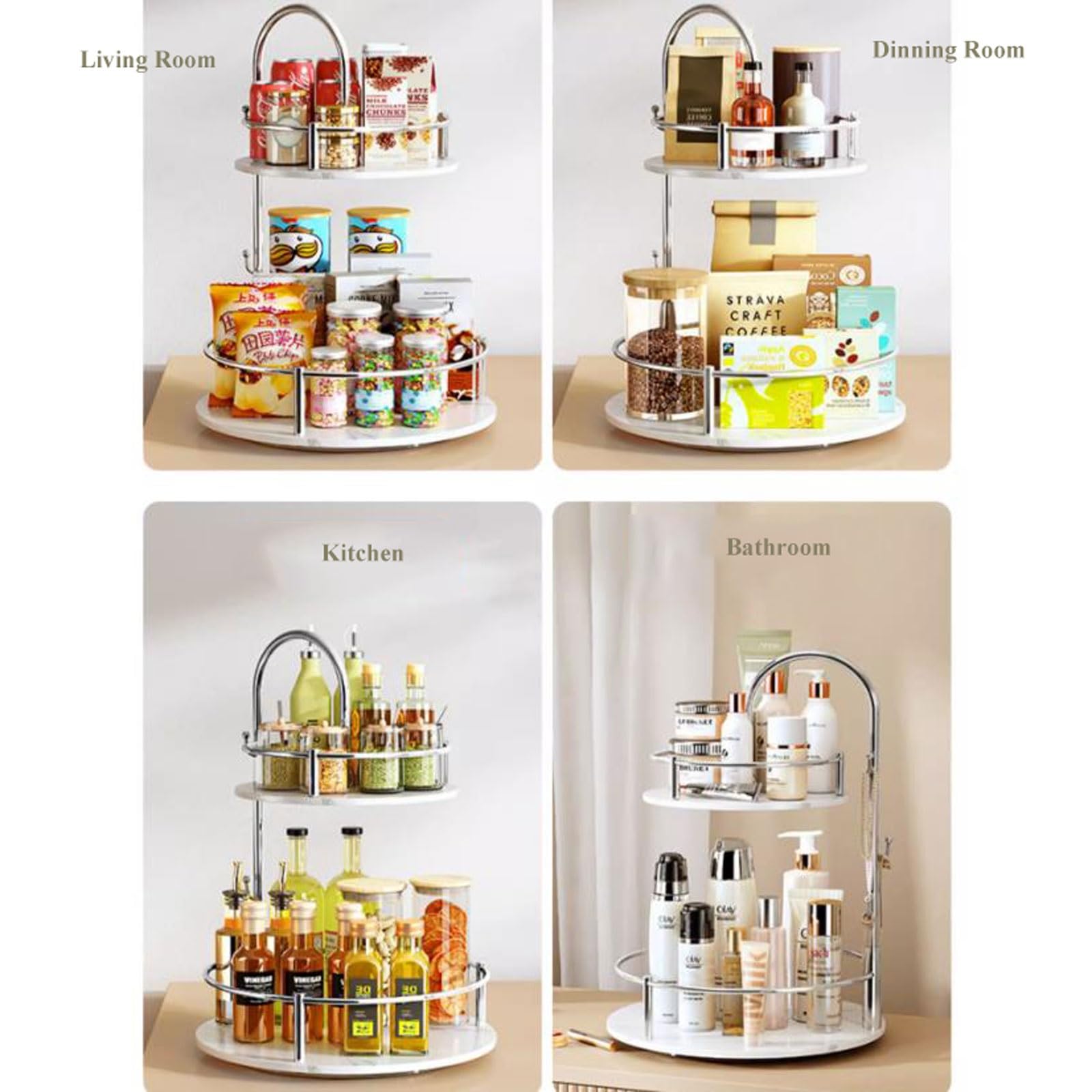 2-Tier Countertop Makeup & Cosmetic Organizer