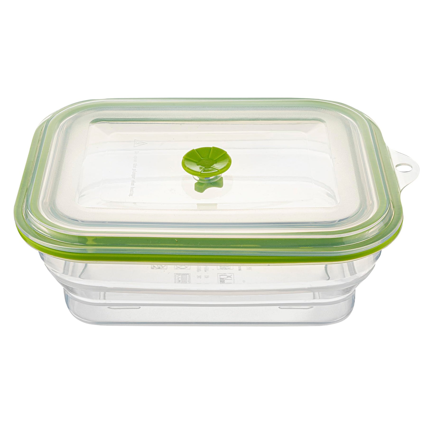 Restaurantware Green Plastic Airtight Food Storage Container