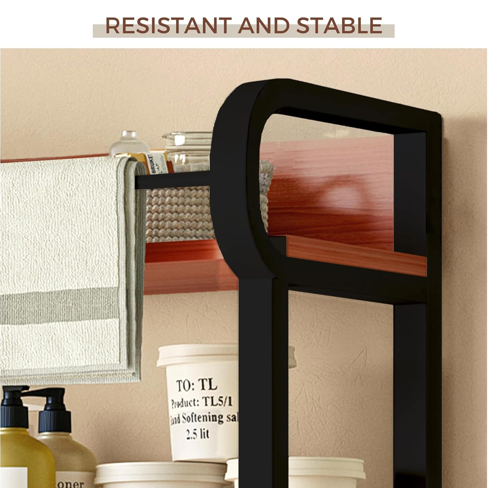 2-Tier Over-Washer Steel Storage Rack