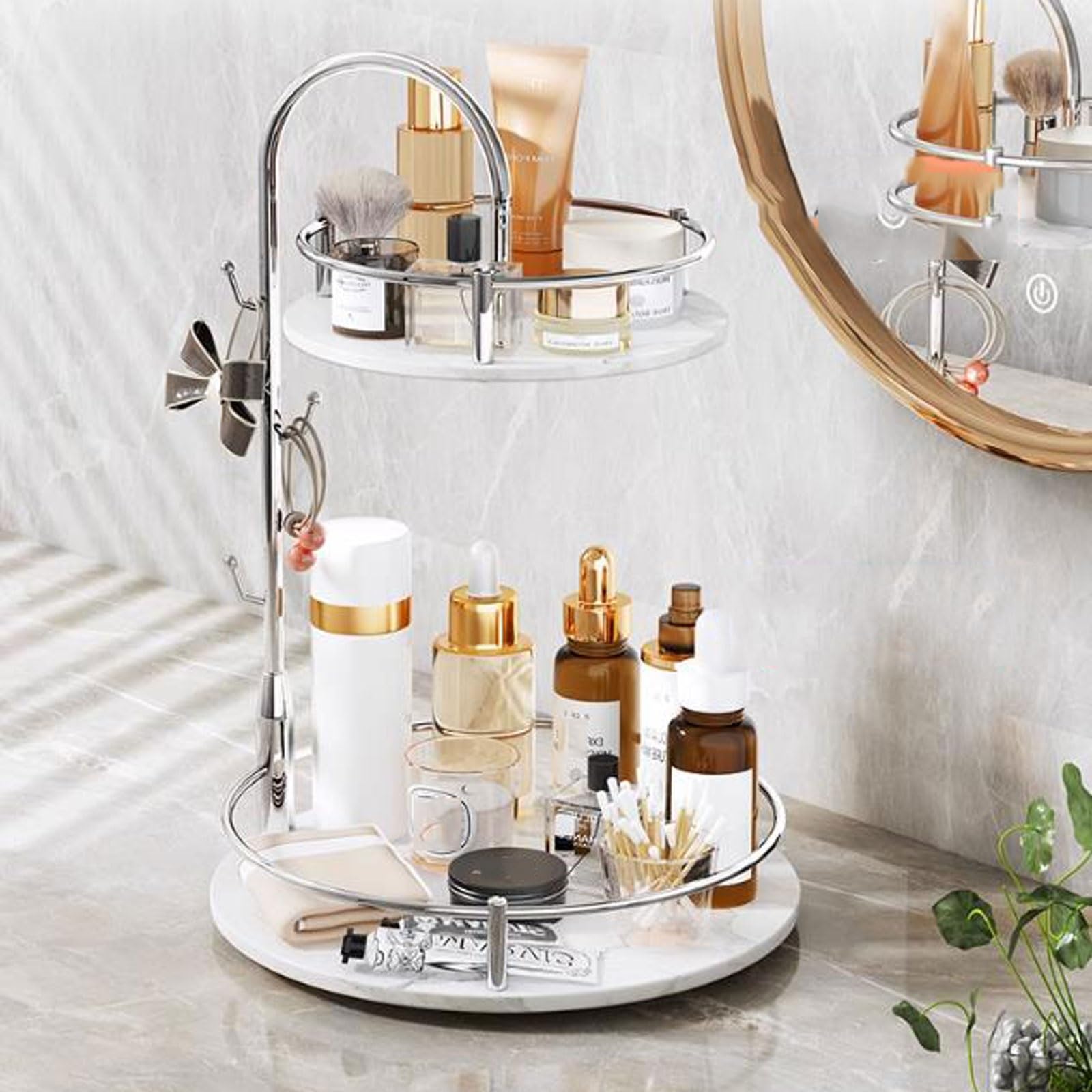 2-Tier Countertop Makeup & Cosmetic Organizer