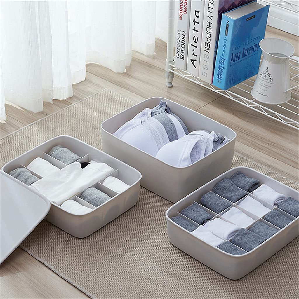 Drawer Organizer Box for Underwear, Socks & Accessories