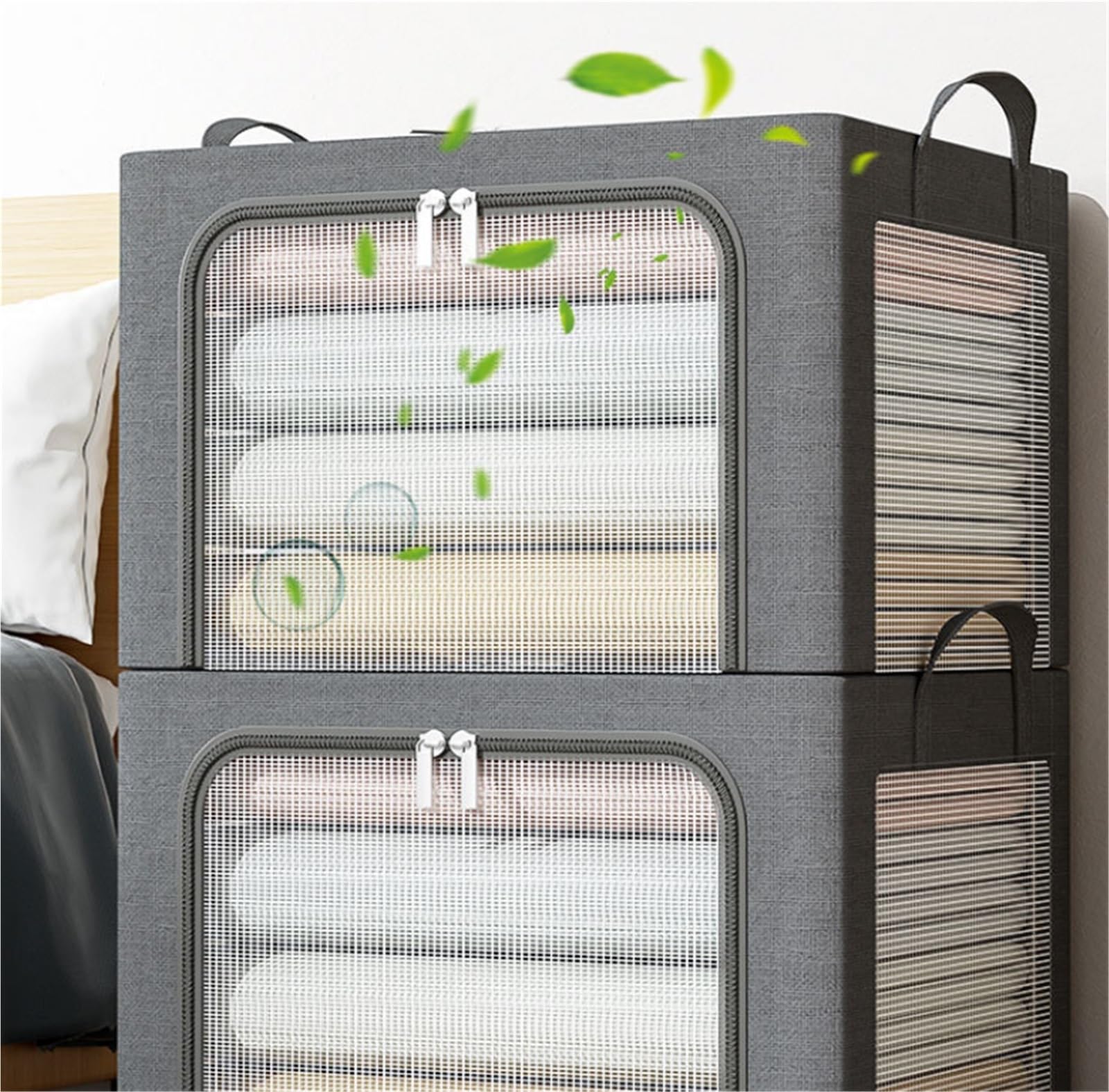 Foldable Transparent Clothing & Bedding Storage Bag