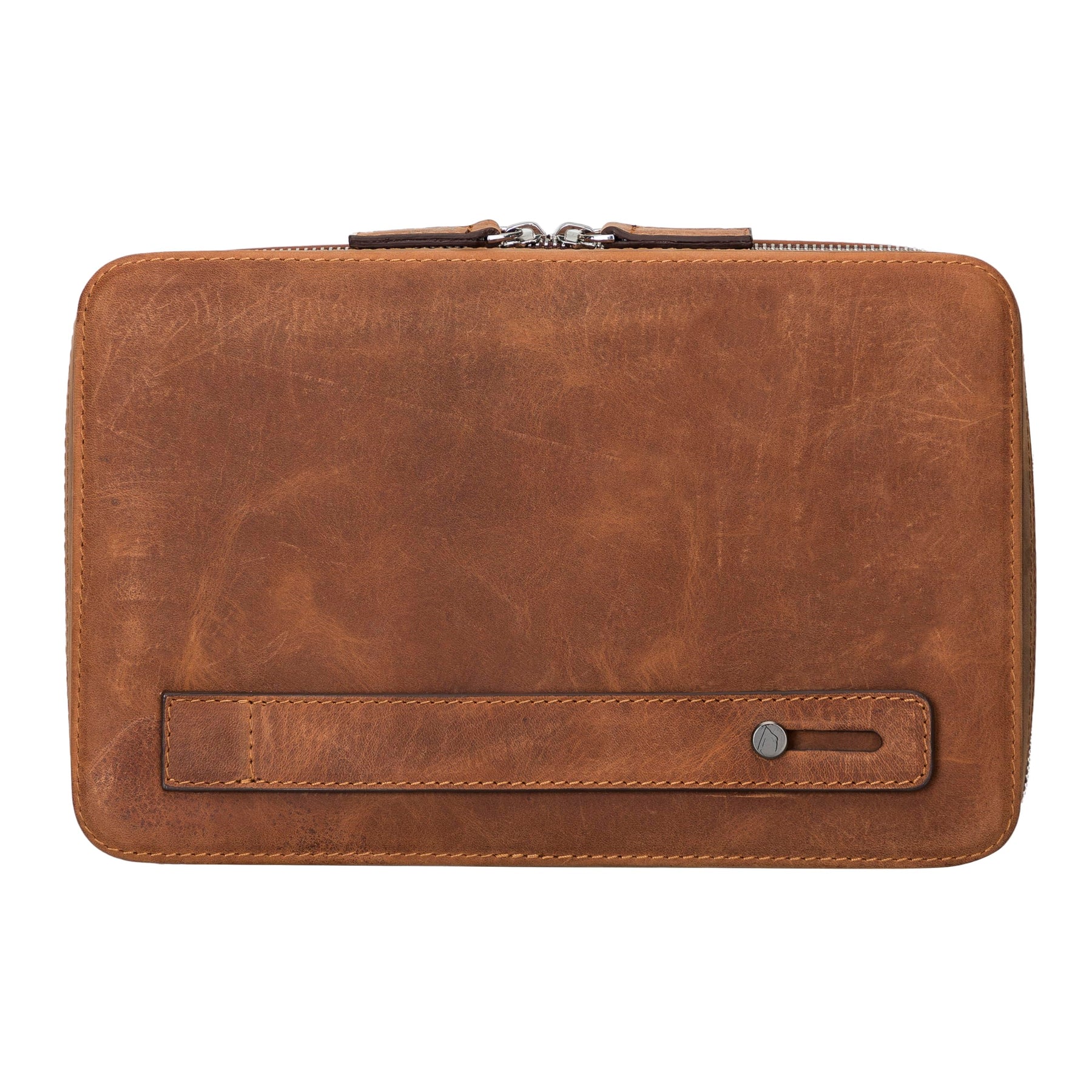 Leather Cable & Tech Accessories Organizer Case