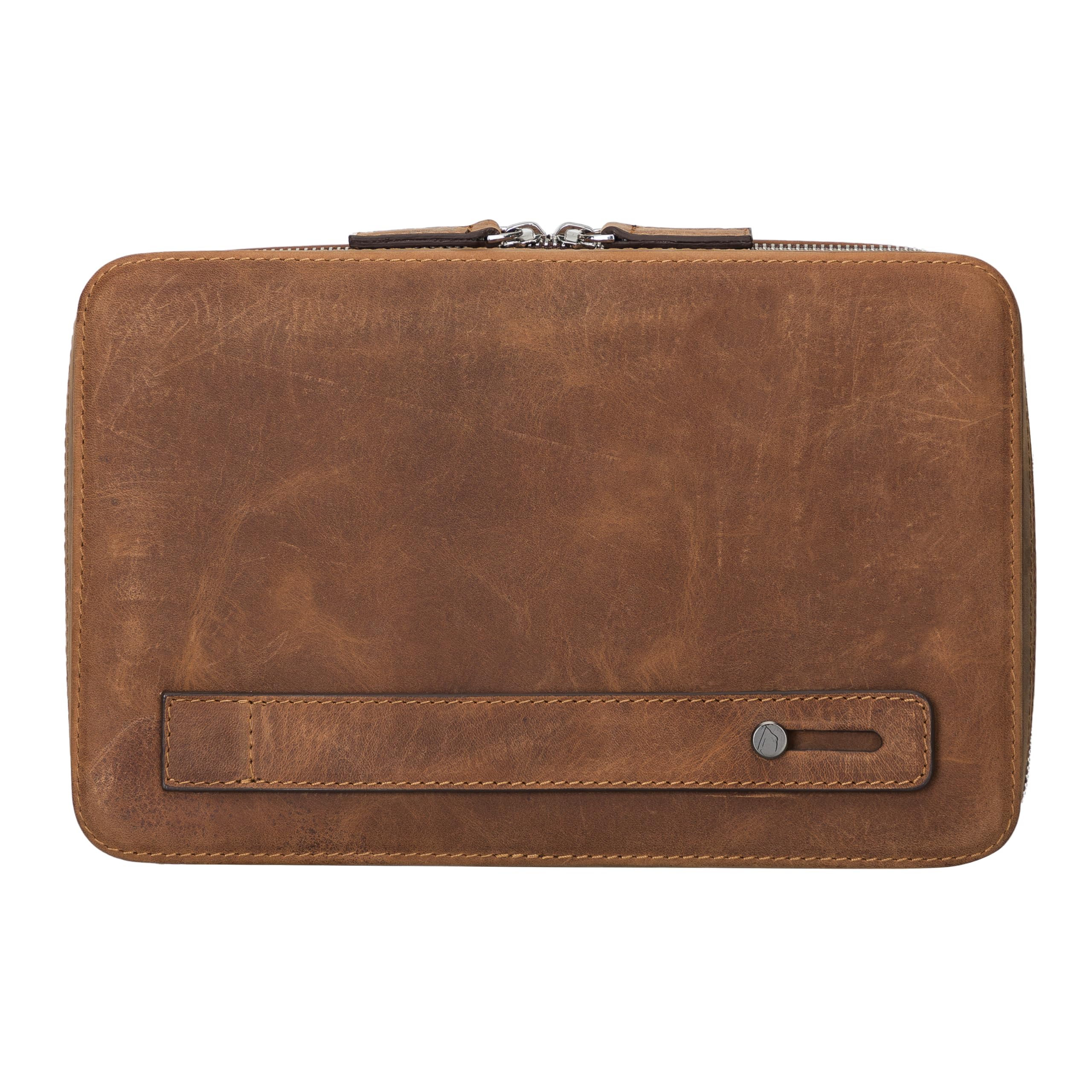 Leather Cable & Tech Accessories Organizer Case